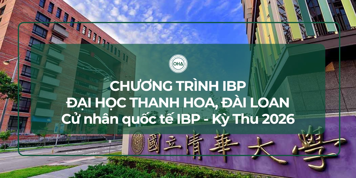 Chương trình cử nhân quốc tế IBP Fall 2026 – Đại học Quốc lập Thanh Hoa (NTHU)